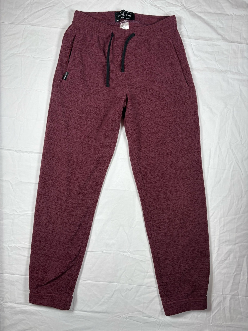 Coalatree Evolution Relaxed Maroon Joggers Eco Friendly